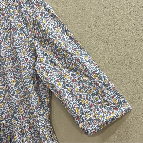 APIECE APART Maurino Floral Drop Waist Mini Dress in Sweet Multi Sz M Luxury EUC - Picture 7 of 12